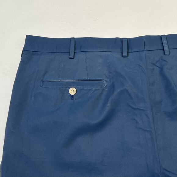 Peter Millar Crown Sport Shorts Mens 40 Blue Performance Golf Chino Lightweight - Picture 4 of 10